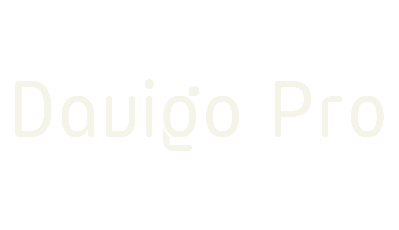 Davigo Pro, sans serif font preview