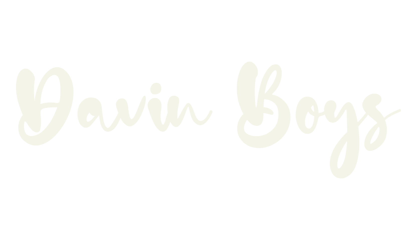 Davin Boys, fashion script font preview