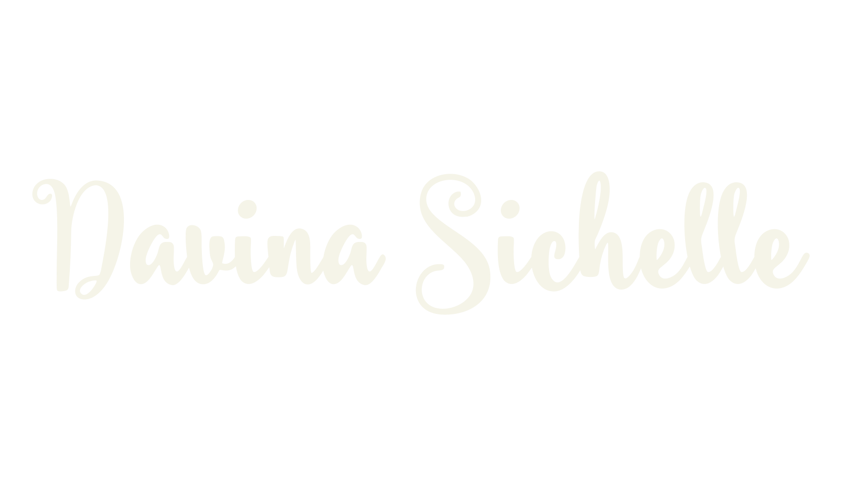 Davina Sichelle, script font preview