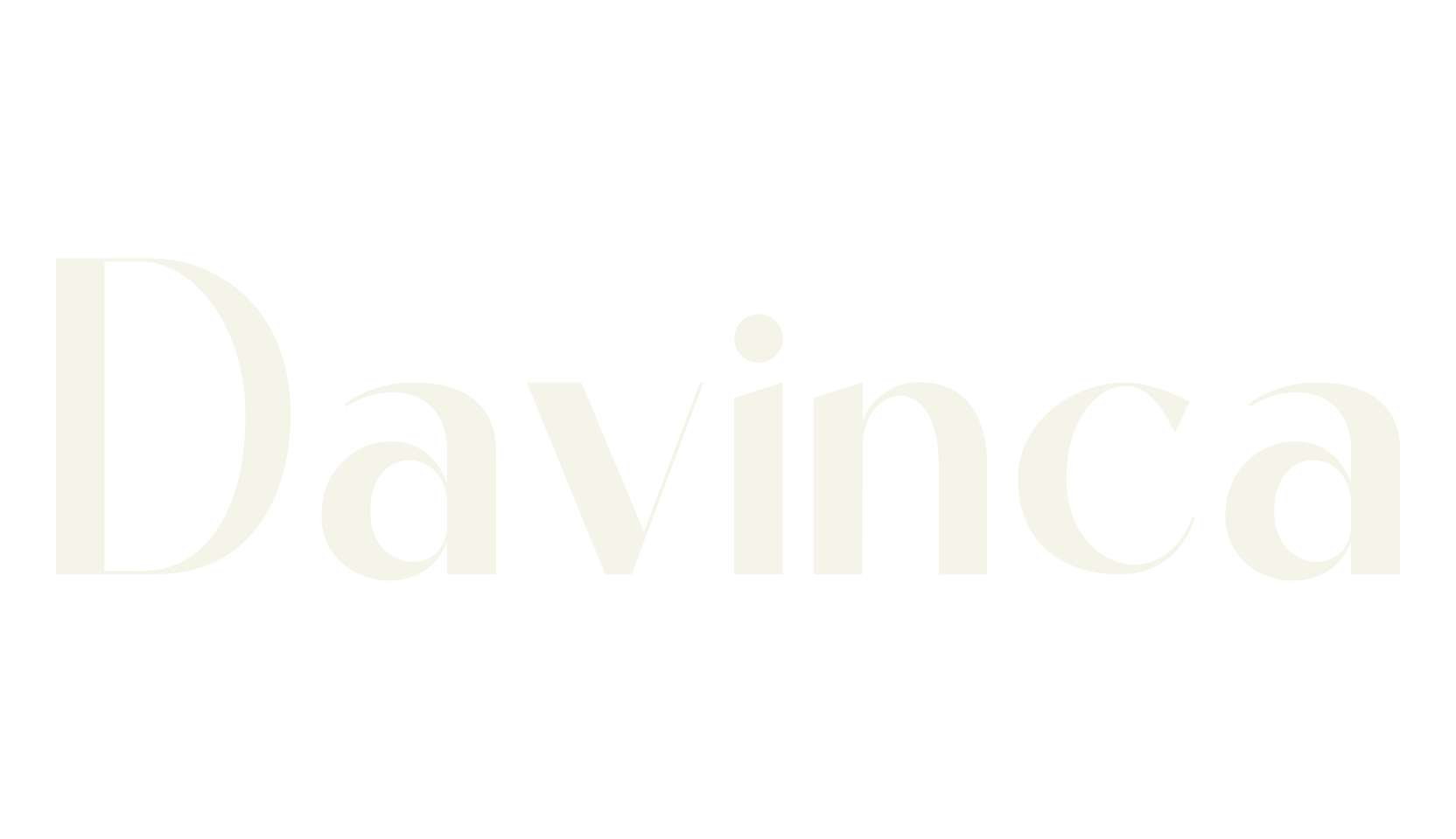 Davinca, minimalist font preview