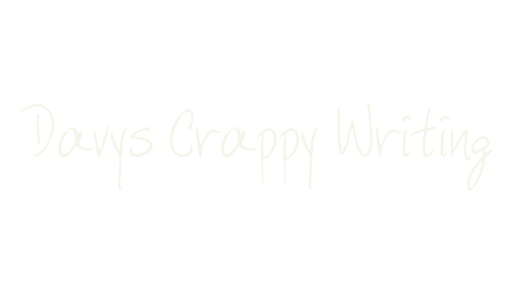 Davys Crappy Writing, handwritten font preview