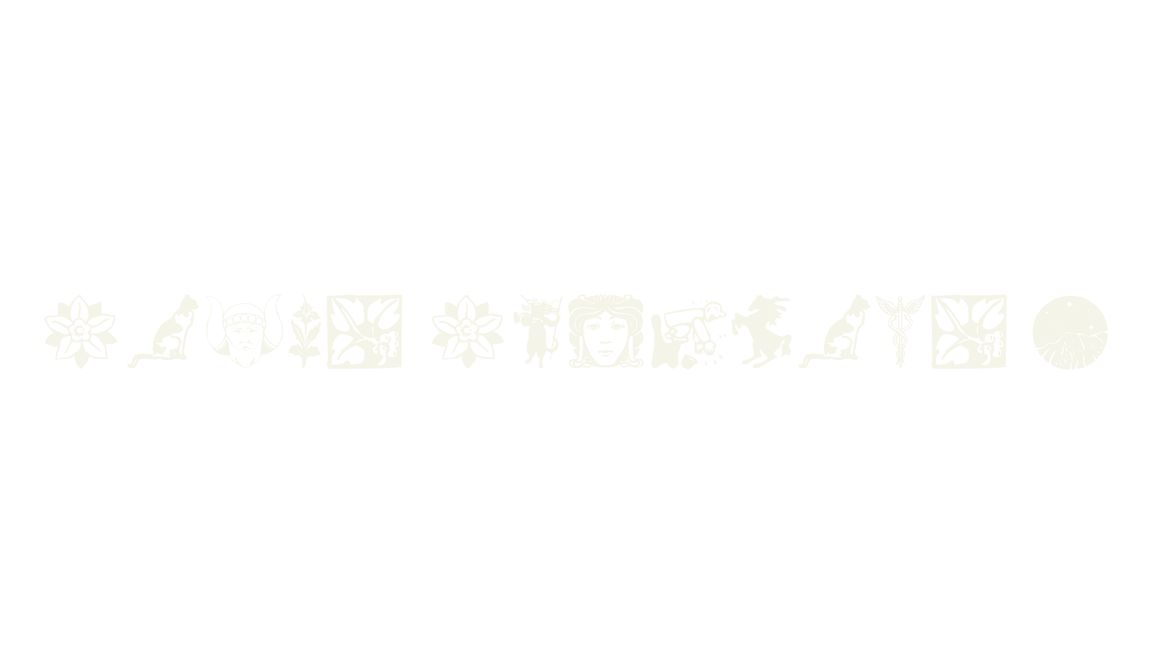 Davys Dingbats 2, display market font preview