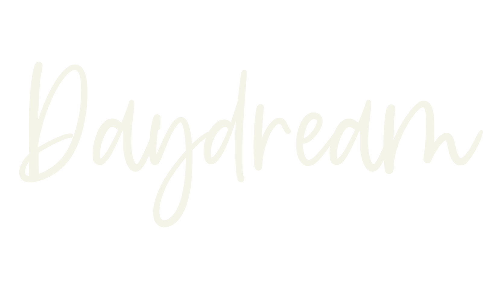 Daydream, fashion script font preview