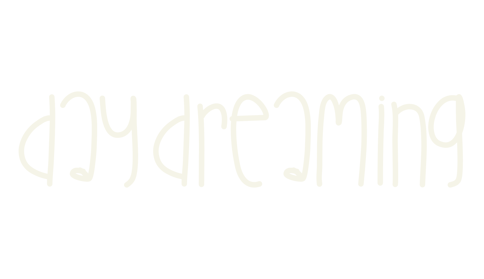 DayDreaming, handwritten font preview