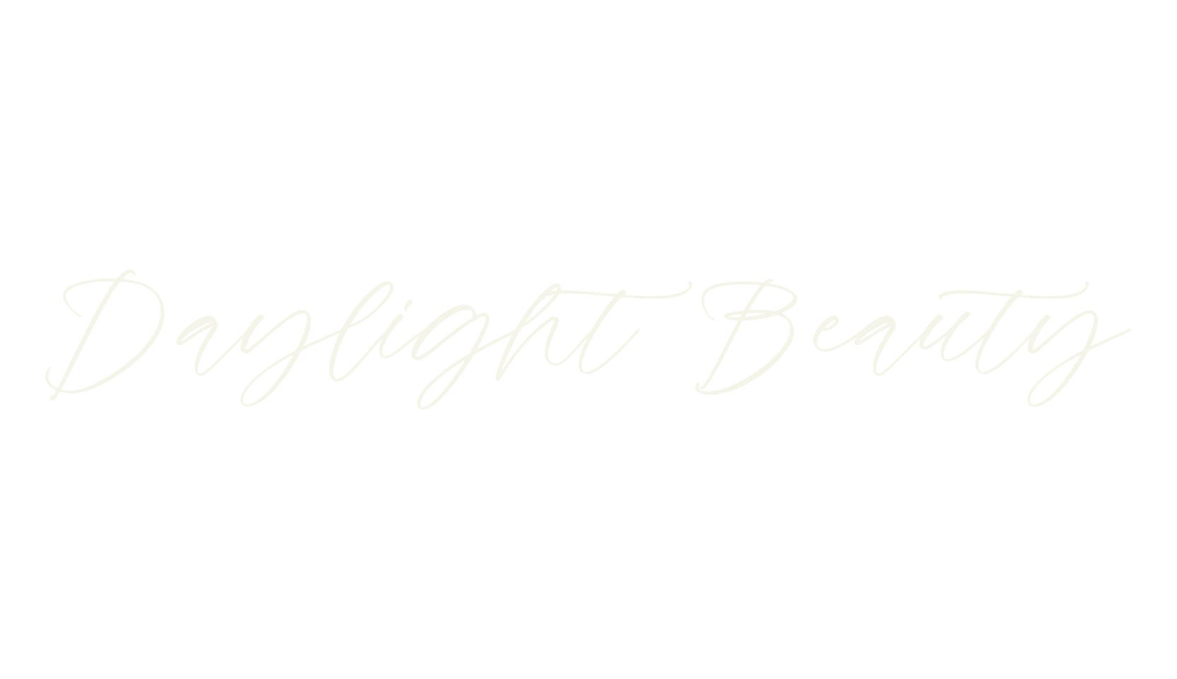 Daylight Beauty, lettering font preview