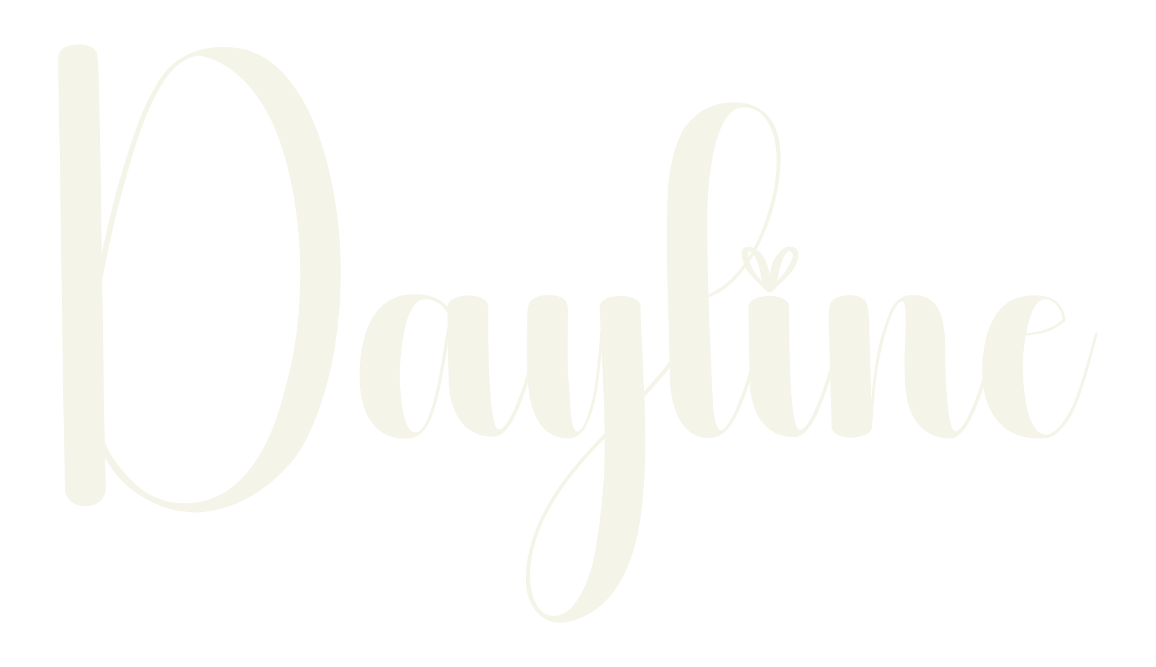 Dayline, calligraphy font preview