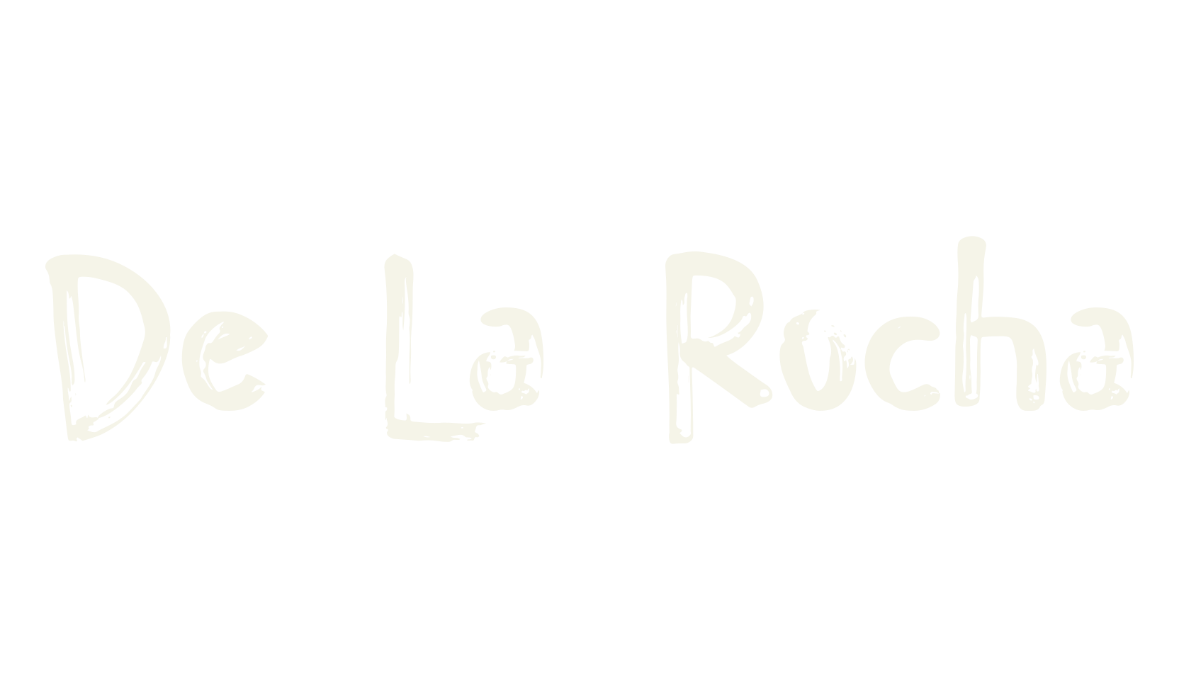 De La Rocha, bold font preview