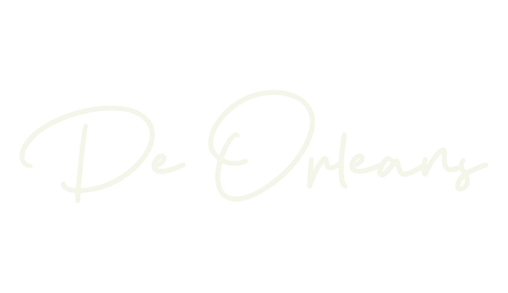 De Orleans, handwriting font preview
