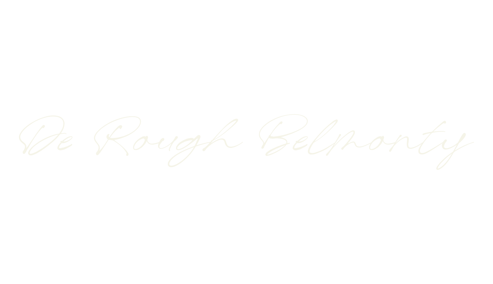 De Rough Belmonty, script font preview