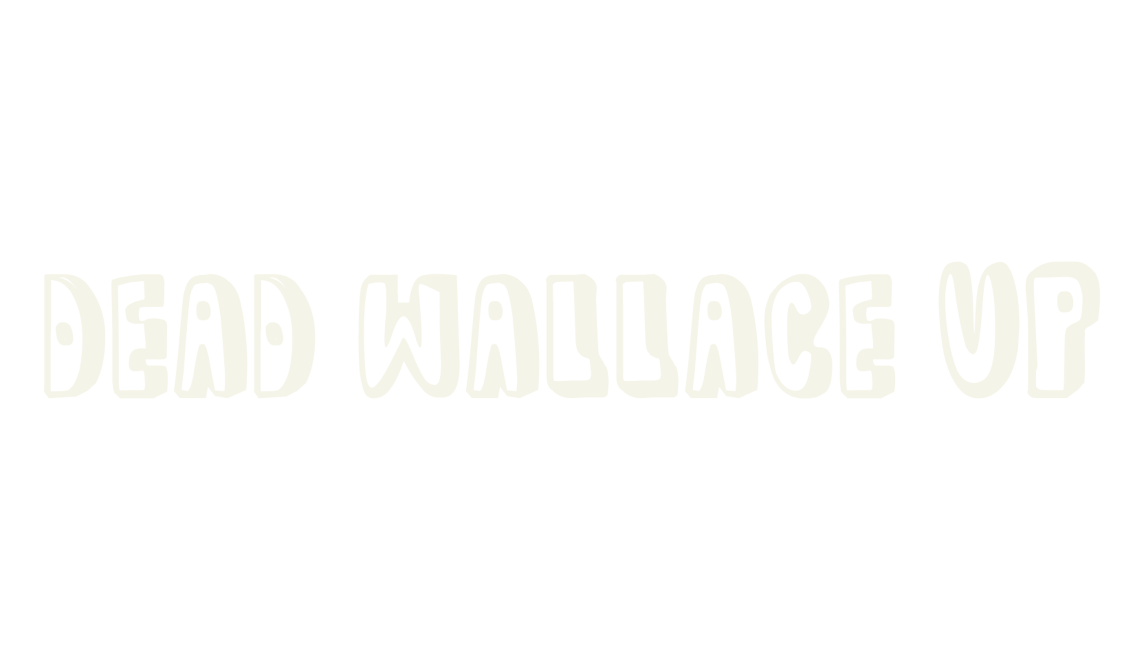 dead wallace UP, shadow font preview