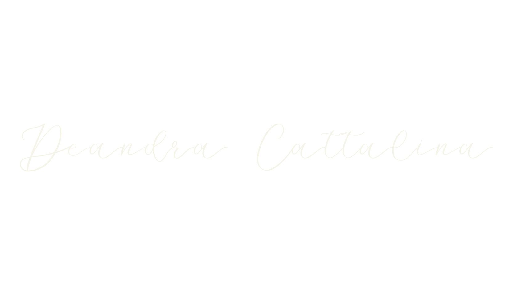 Deandra Cattalina, calligraphy font preview