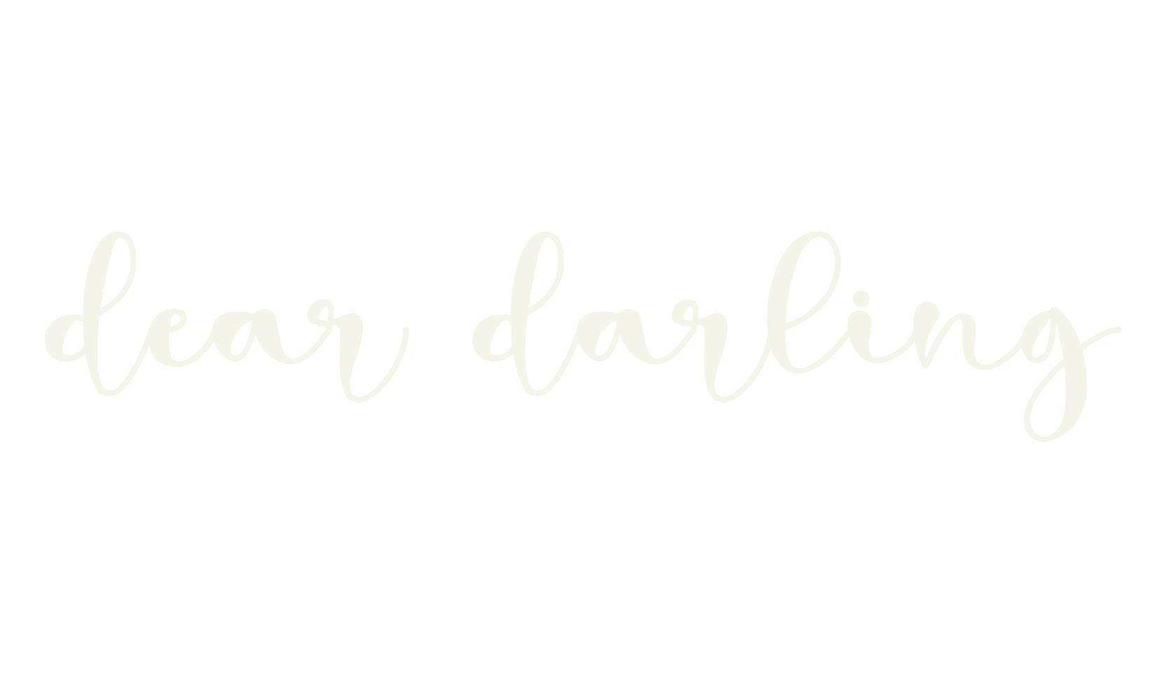 dear darling, wedding font preview