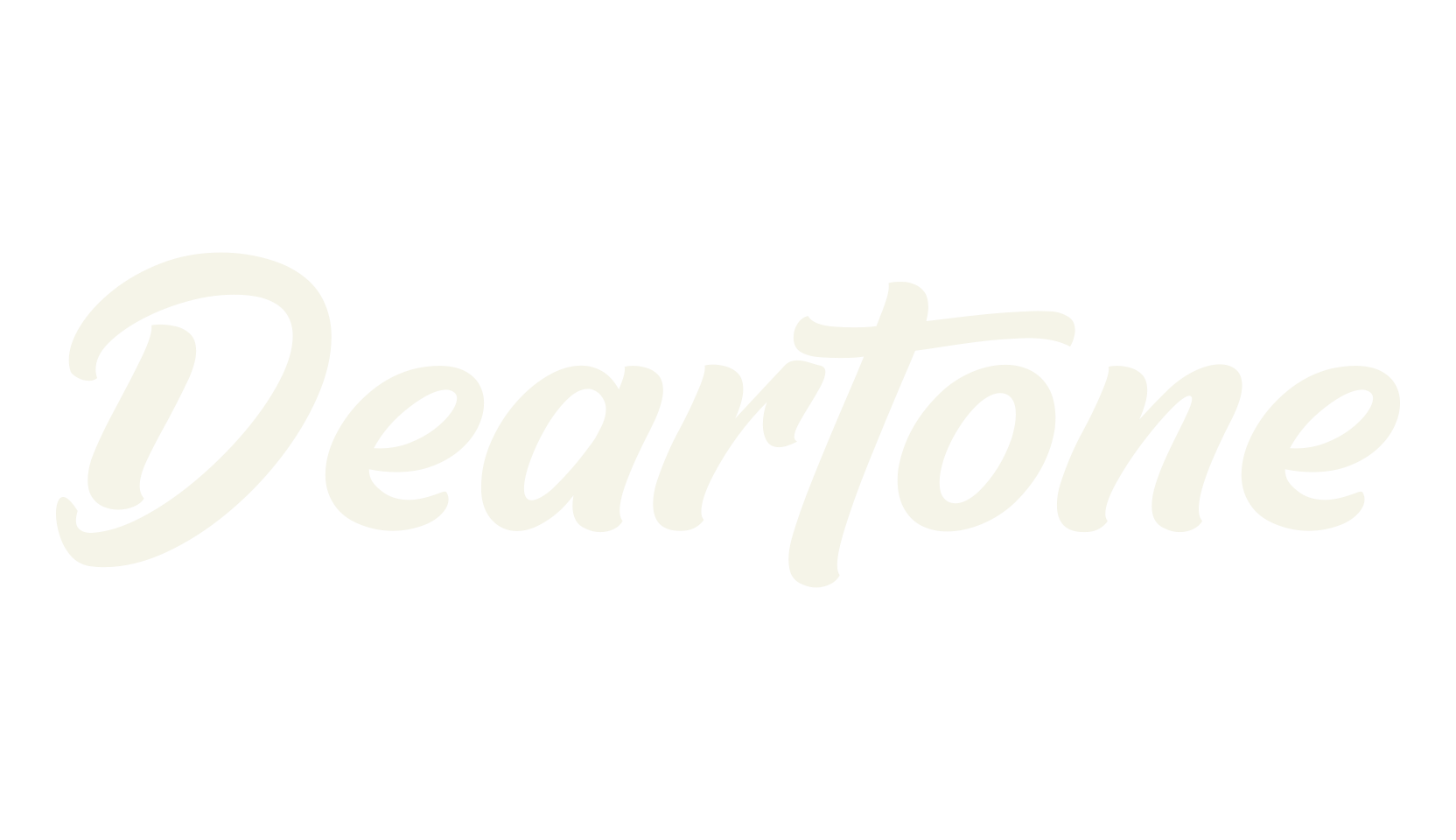 Deartone, handwriting font preview