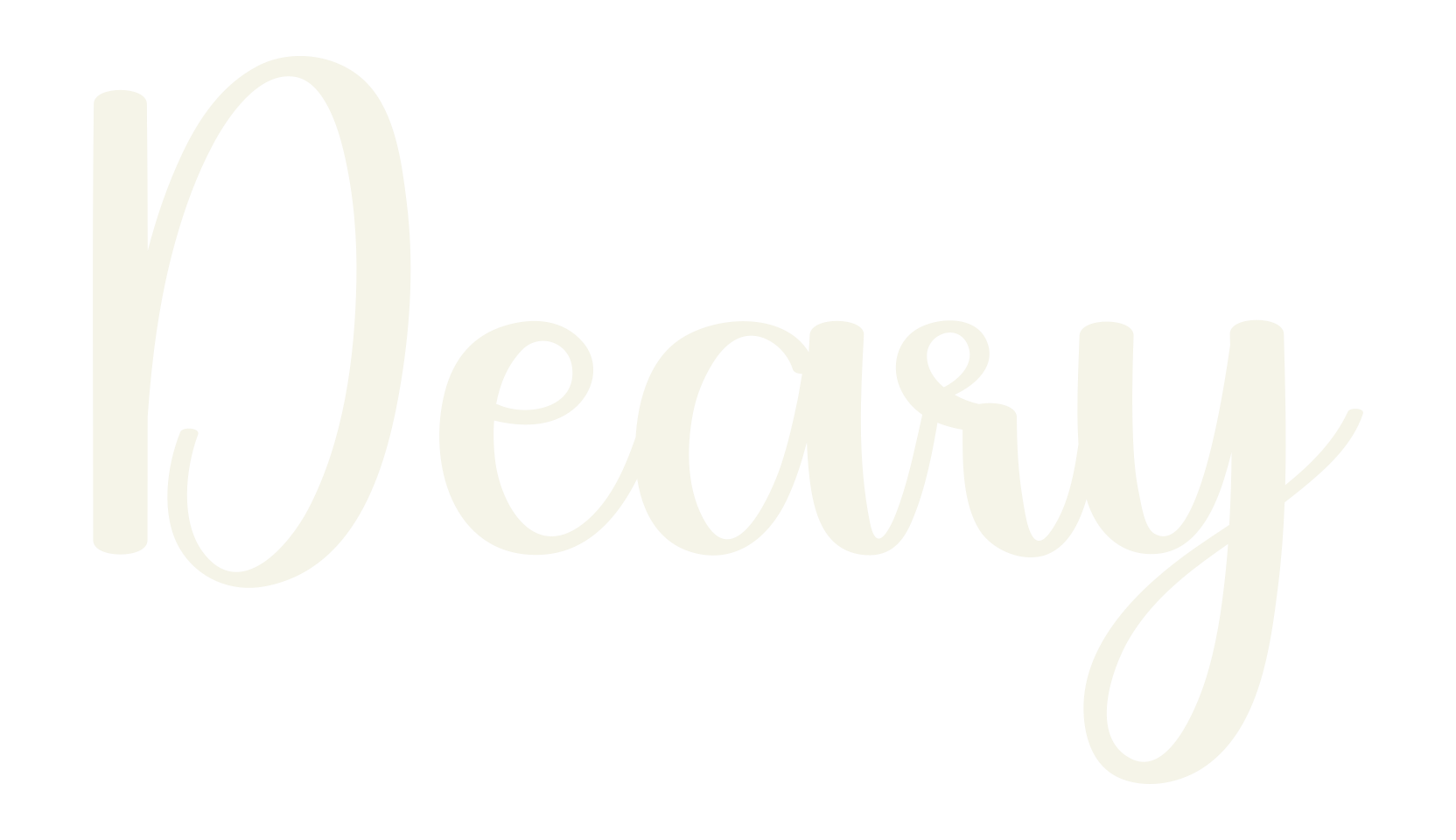 Deary, valentine font preview