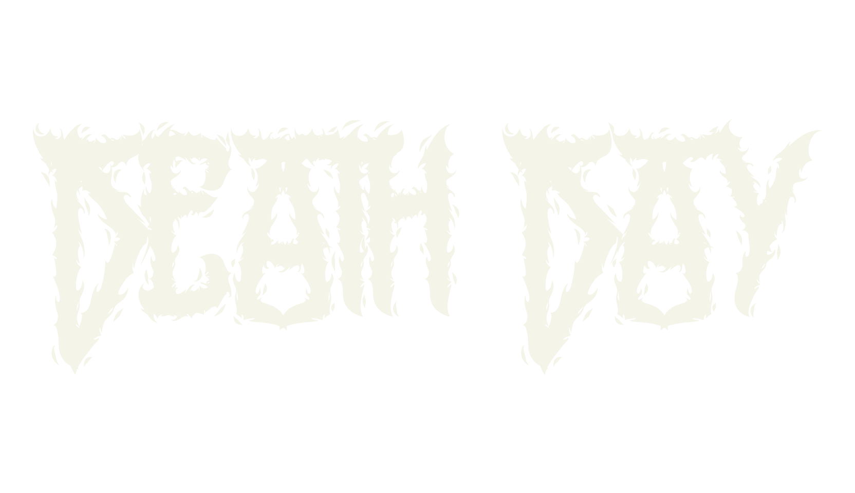 Death Day, black metal font preview