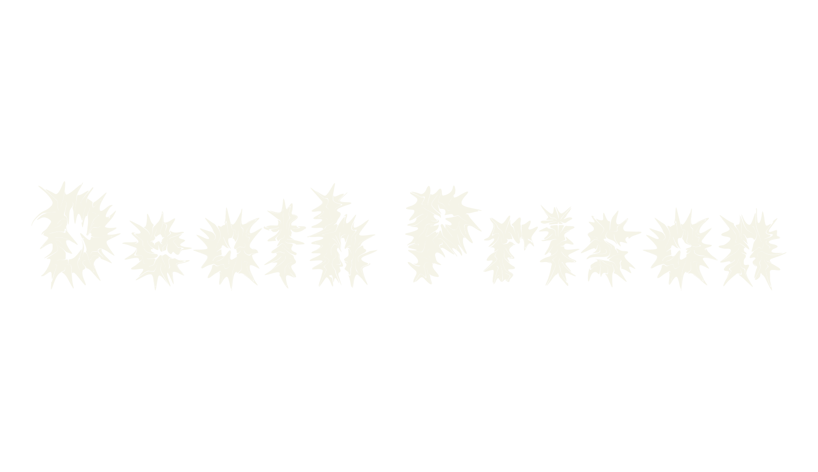 Death Prison, horror font preview