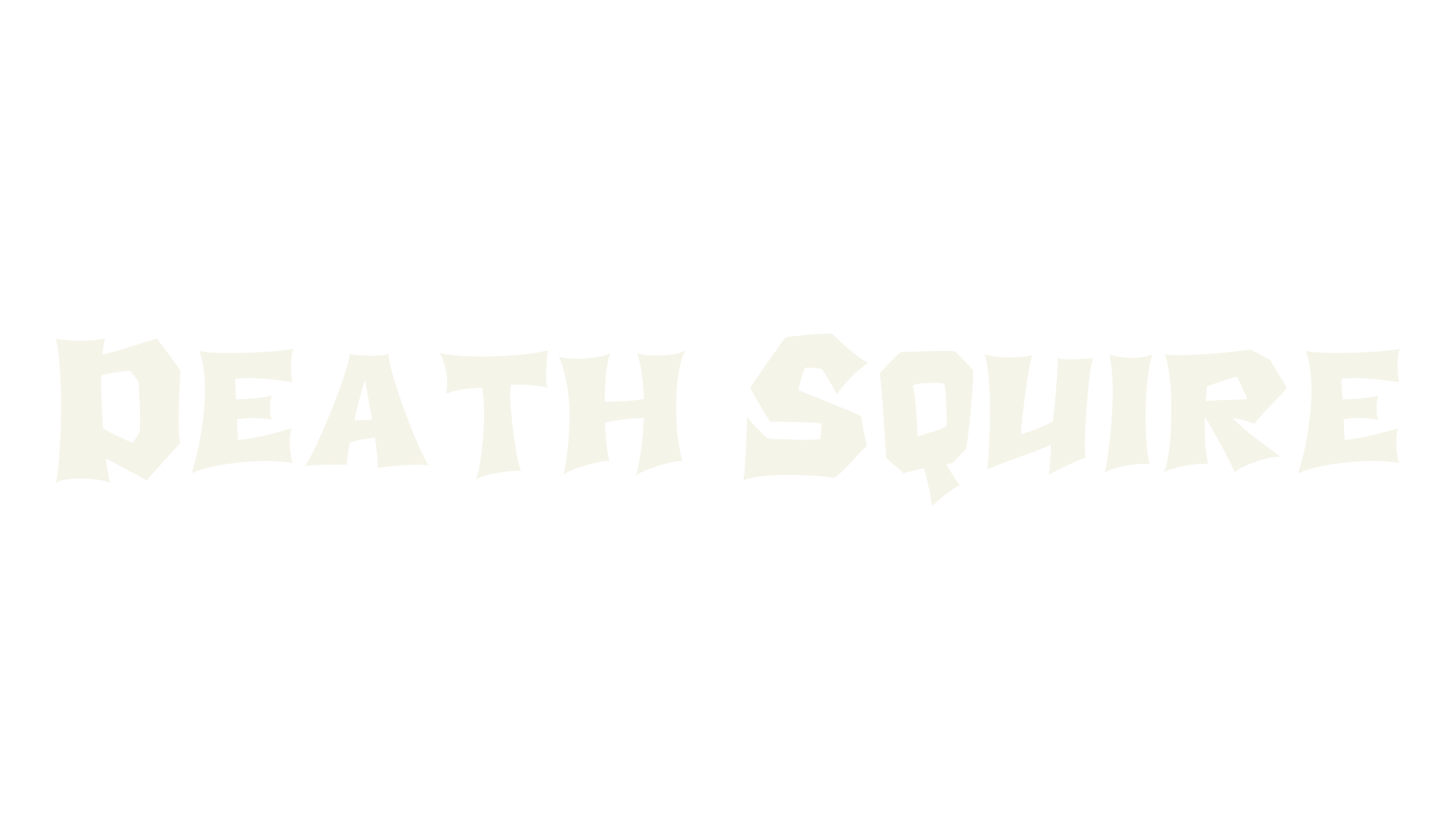 Death Squire, rock font preview