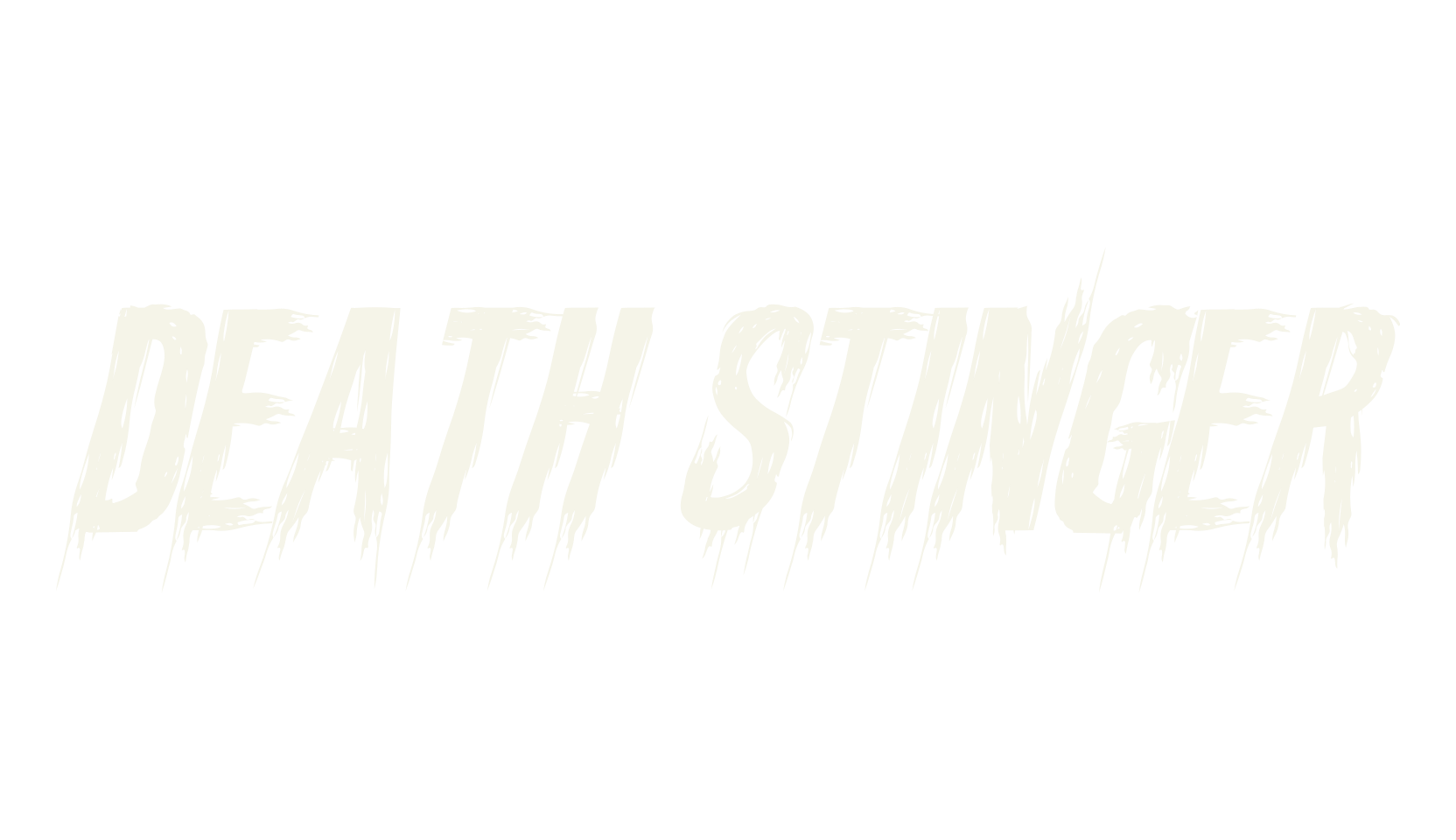 Death Stinger, halloween font preview