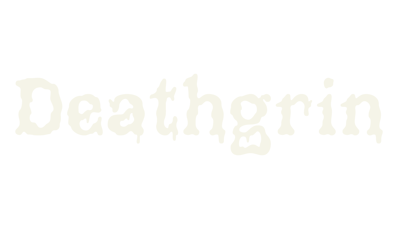 Deathgrin, gothic font preview