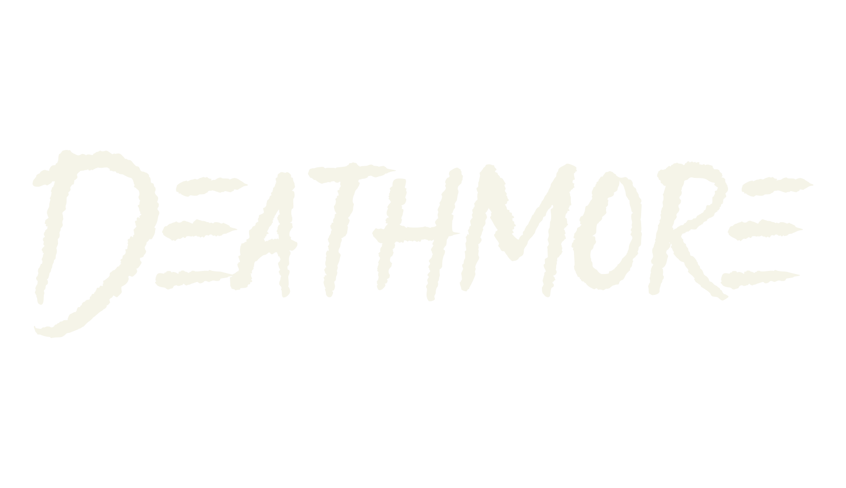 Deathmore, distressed font preview
