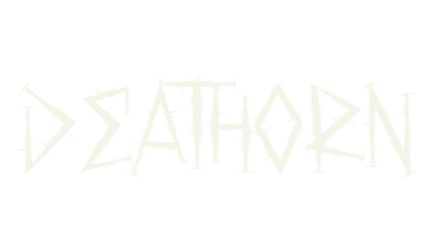 Deathorn, metal font preview