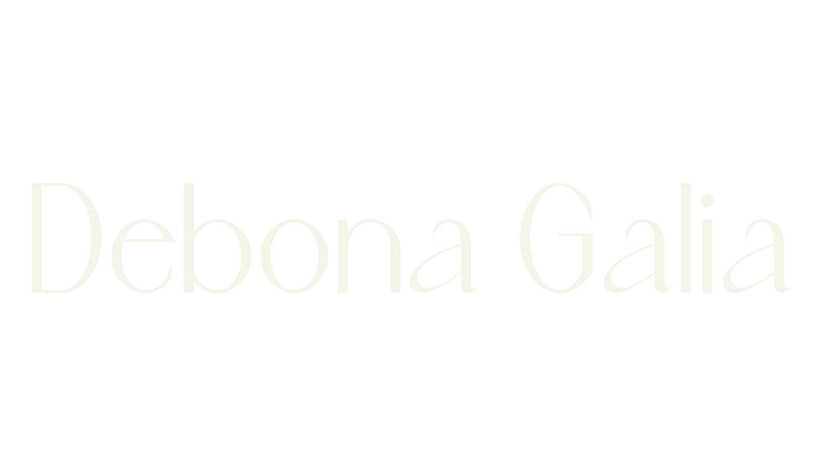 Debona Galia, wedding font preview