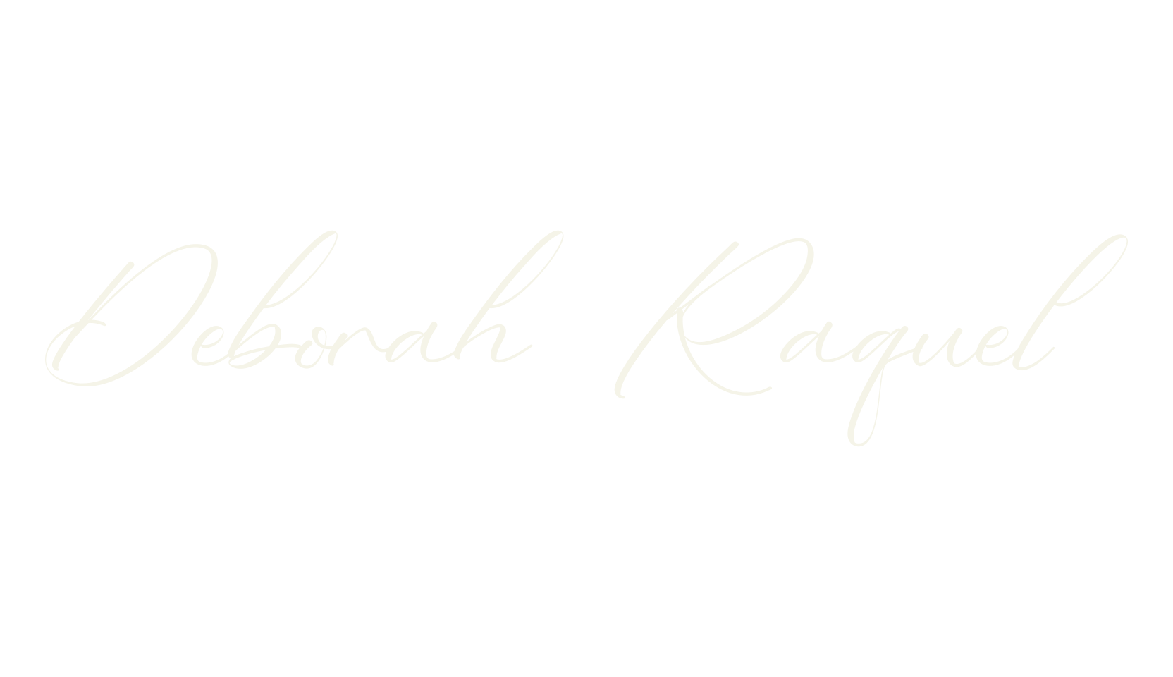 Deborah Raquel, calligraphy font preview