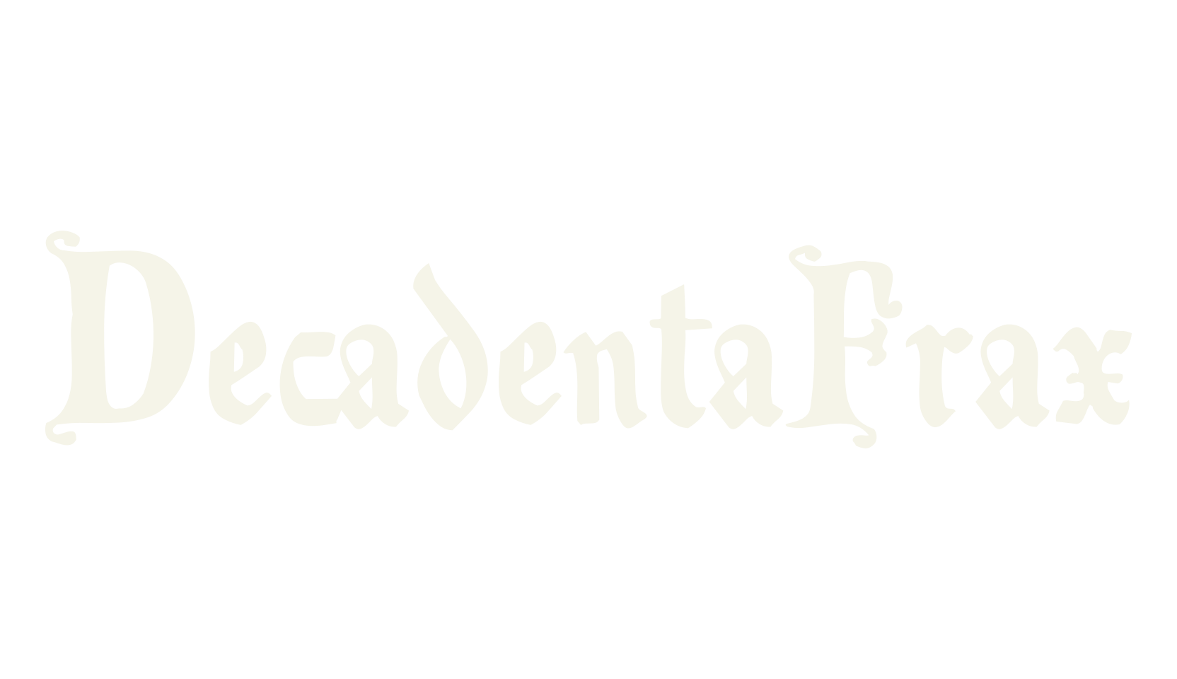 DecadentaFrax, fantasy font preview