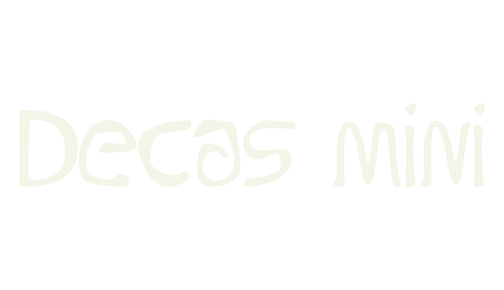 Decas mini, handwritten font preview