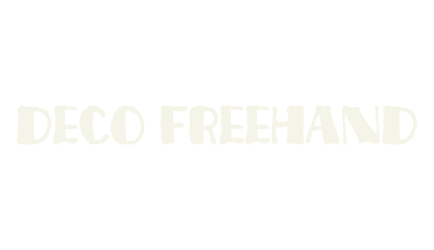 Deco Freehand, art deco font preview