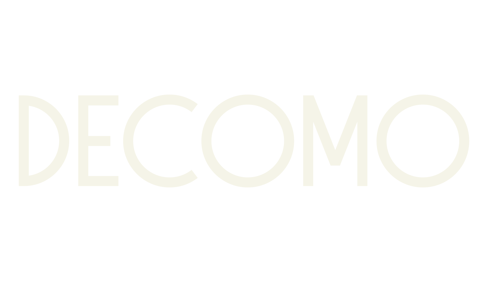DECOMO, cafe font preview