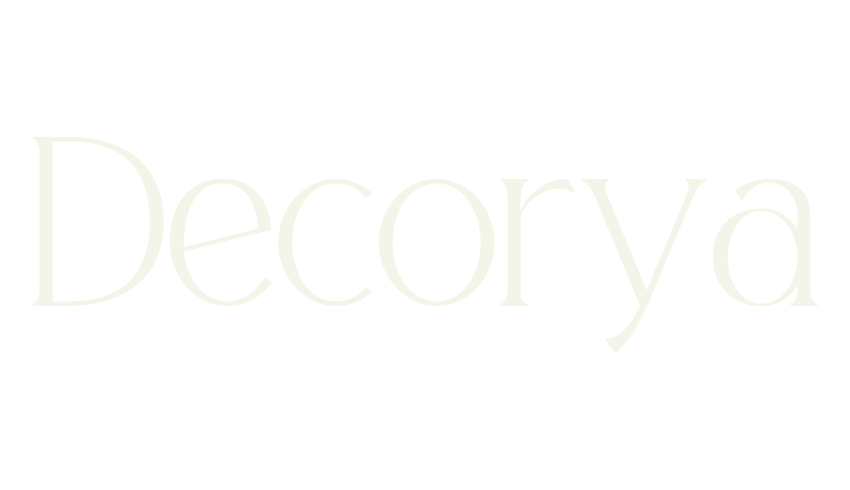 Decorya, art deco font preview