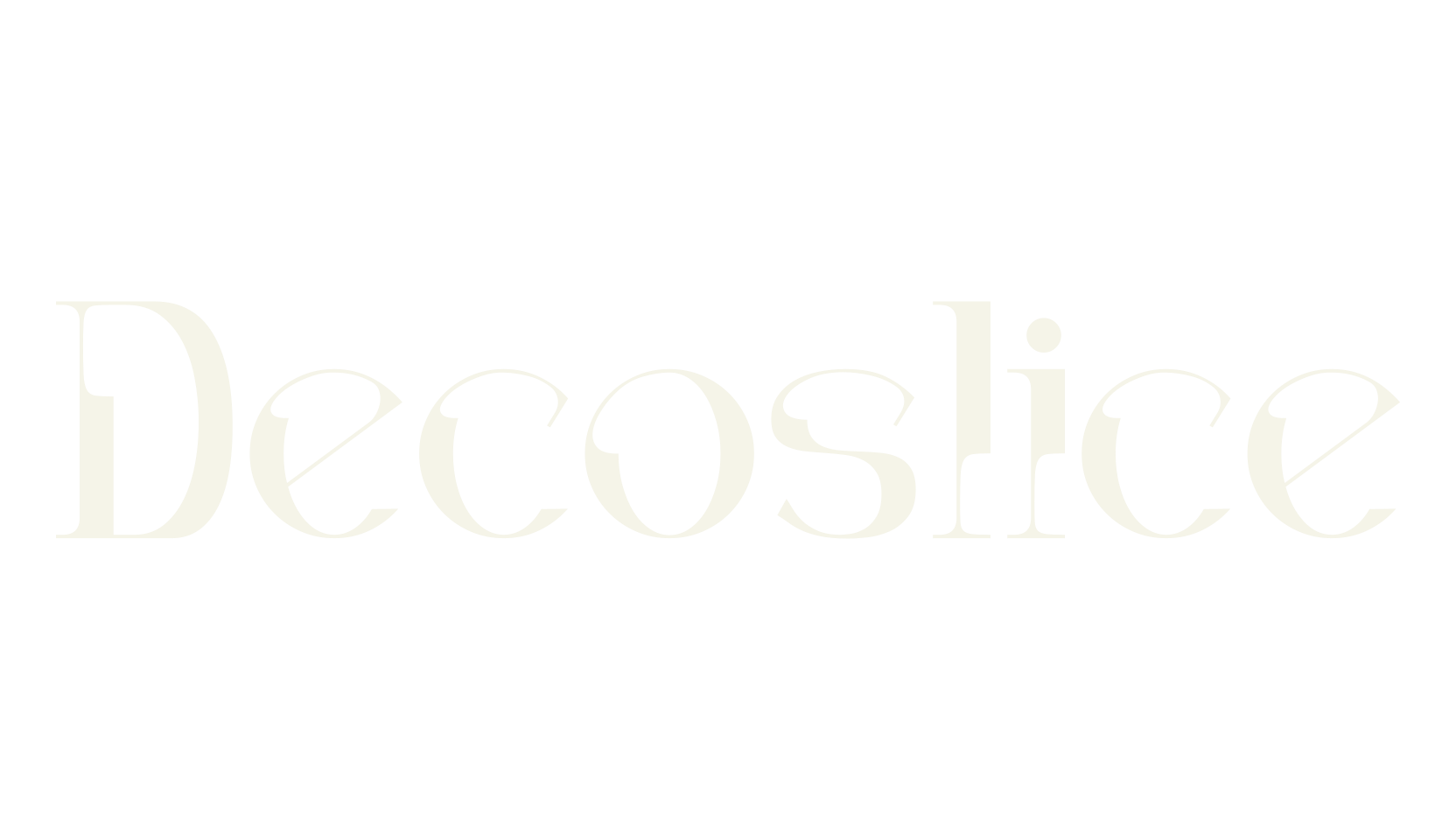 Decoslice, modern font preview
