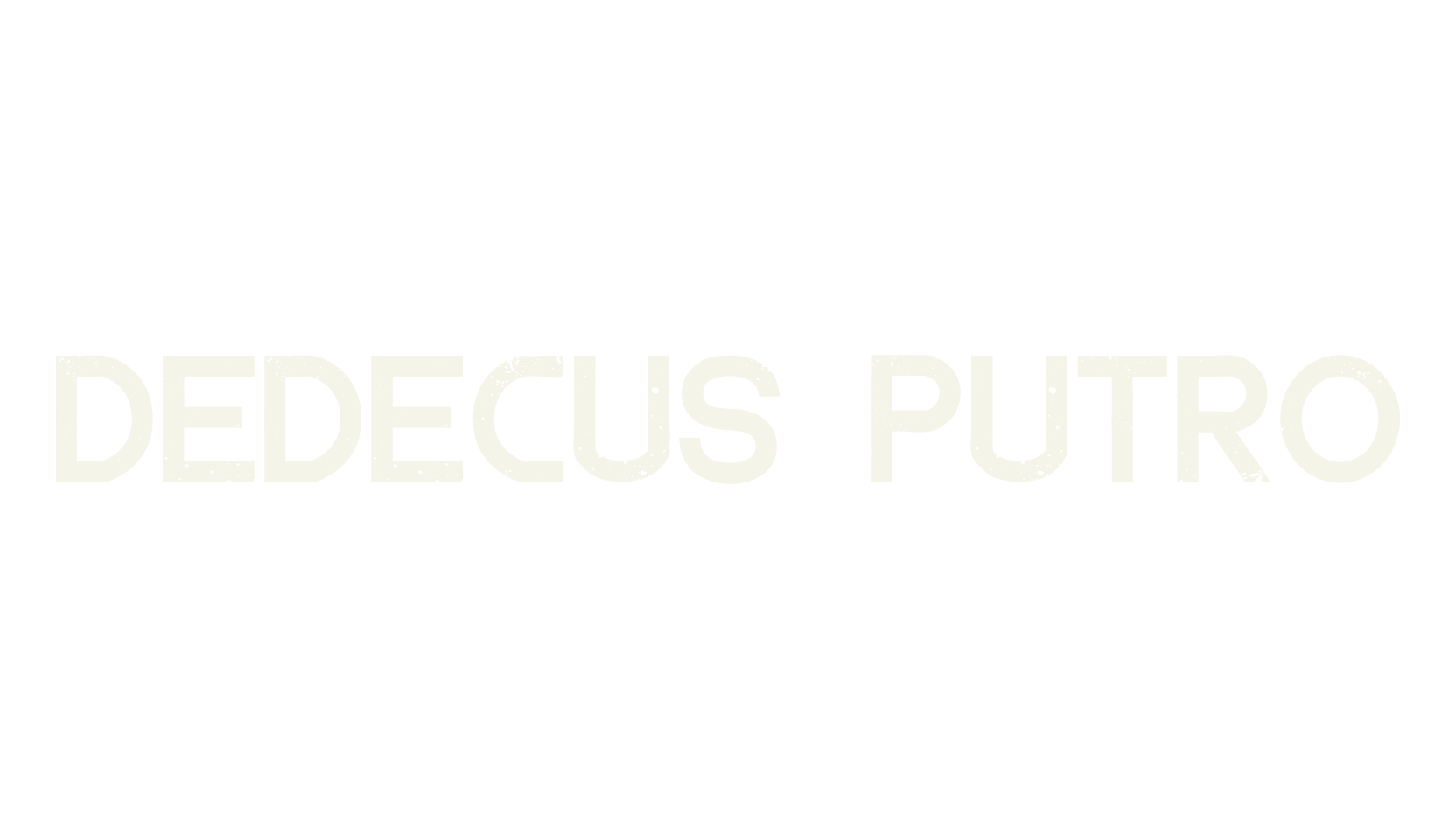 Dedecus Putro, display market font preview
