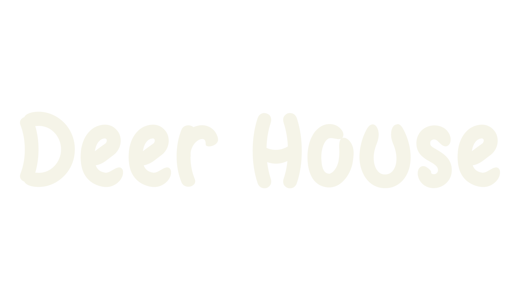 Deer House, cute font preview