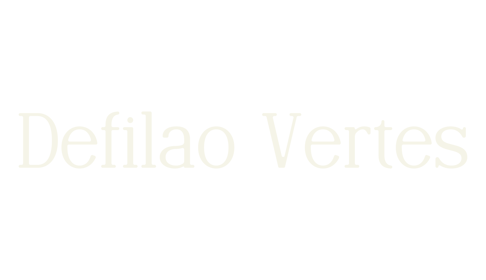 Defilao Vertes, 1990s font preview