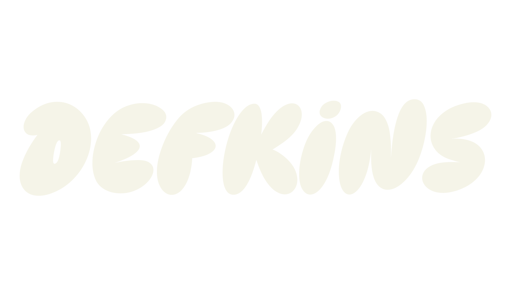 Defkins, bubbly font preview