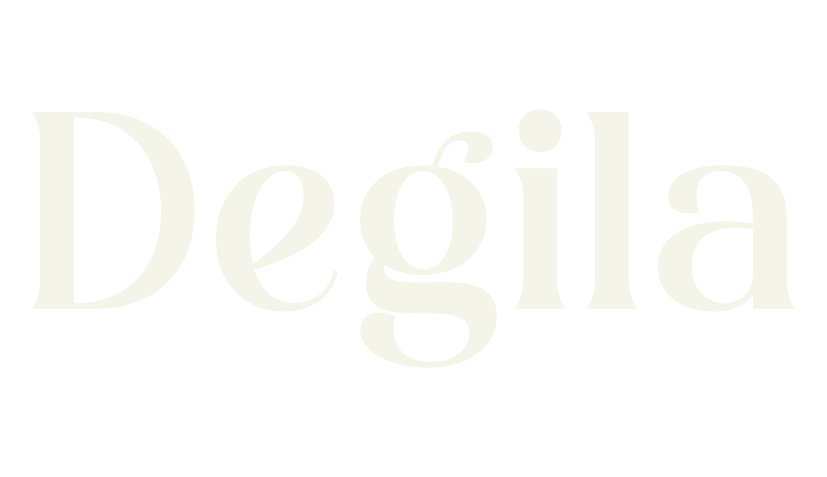Degila, curly font preview