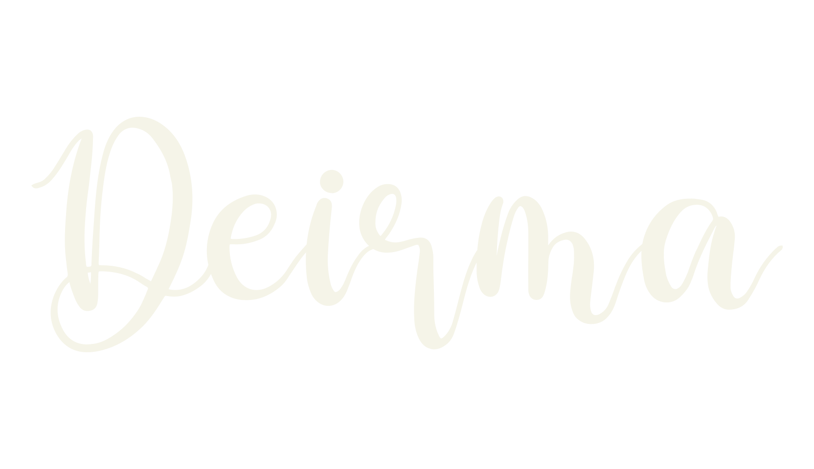 Deirma, script font preview