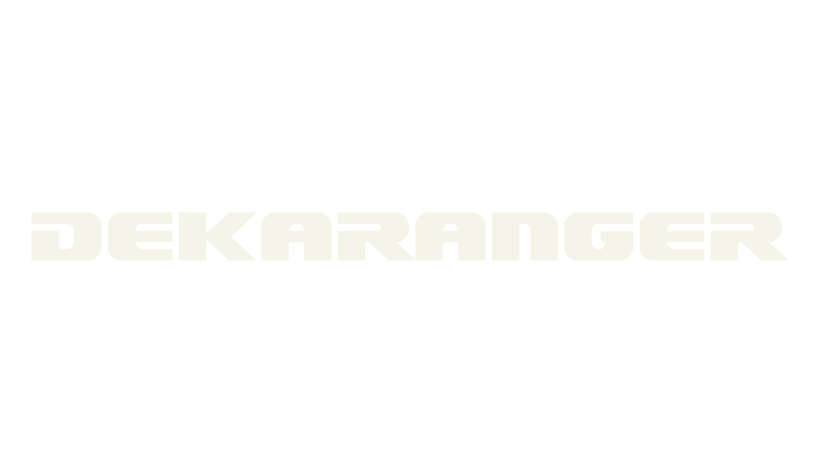 Dekaranger, display market font preview
