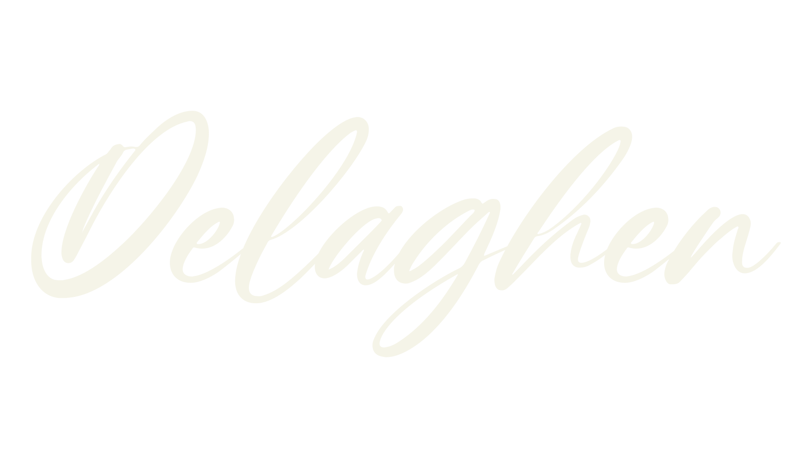 Delaghen, pretty font preview