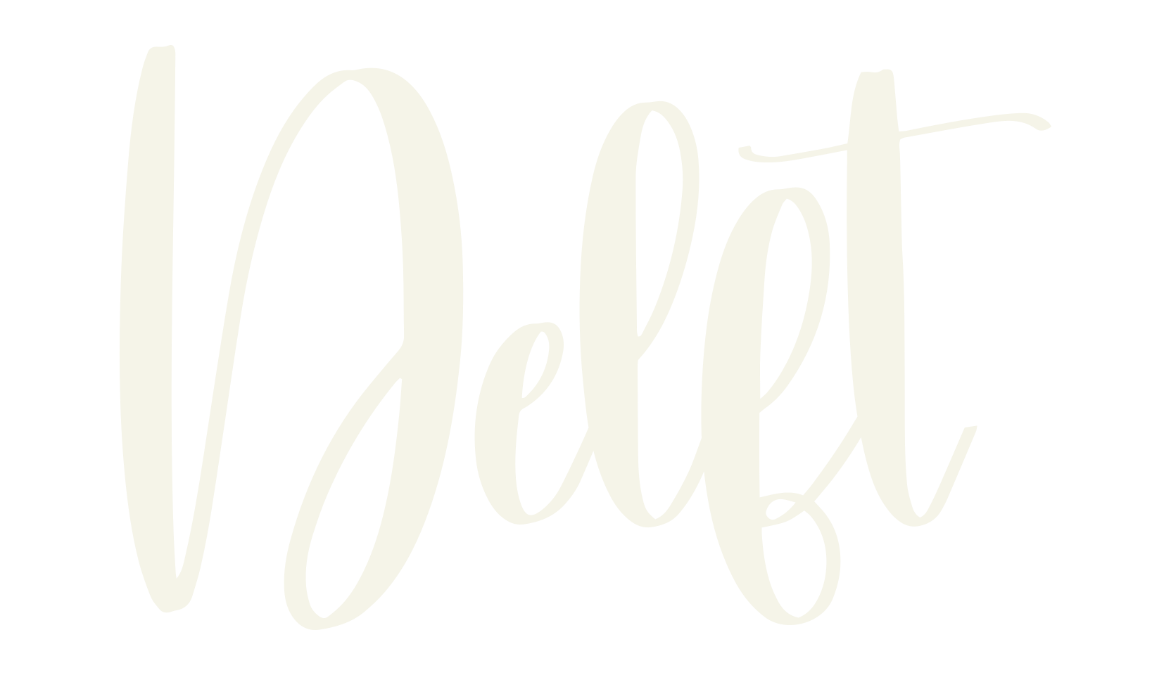 Delft, calligraphy font preview