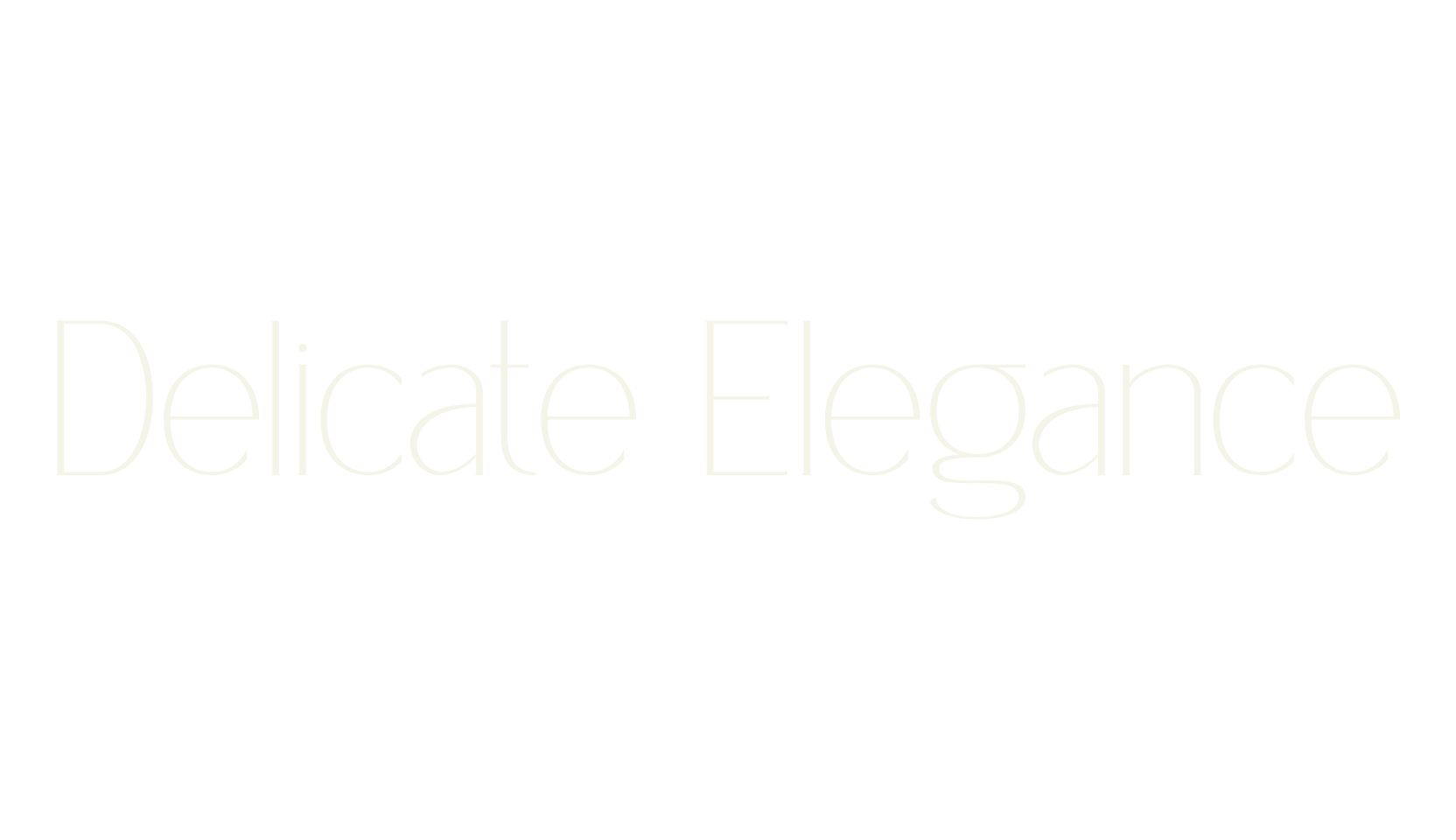 Delicate Elegance, italic font preview