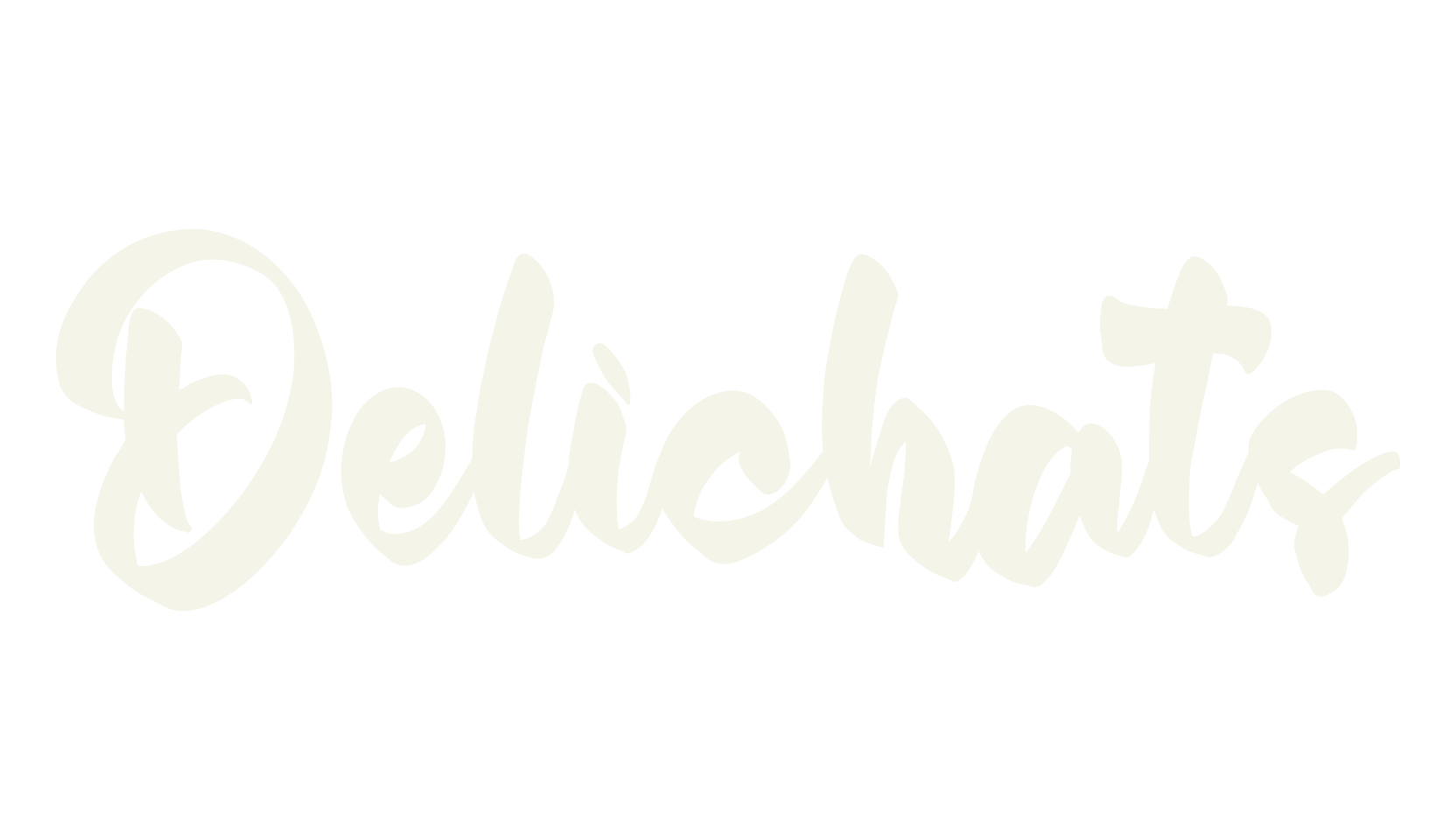 Delichats, bold font preview
