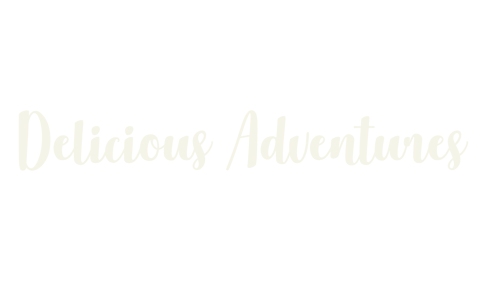 Delicious Adventures, hand lettering font preview