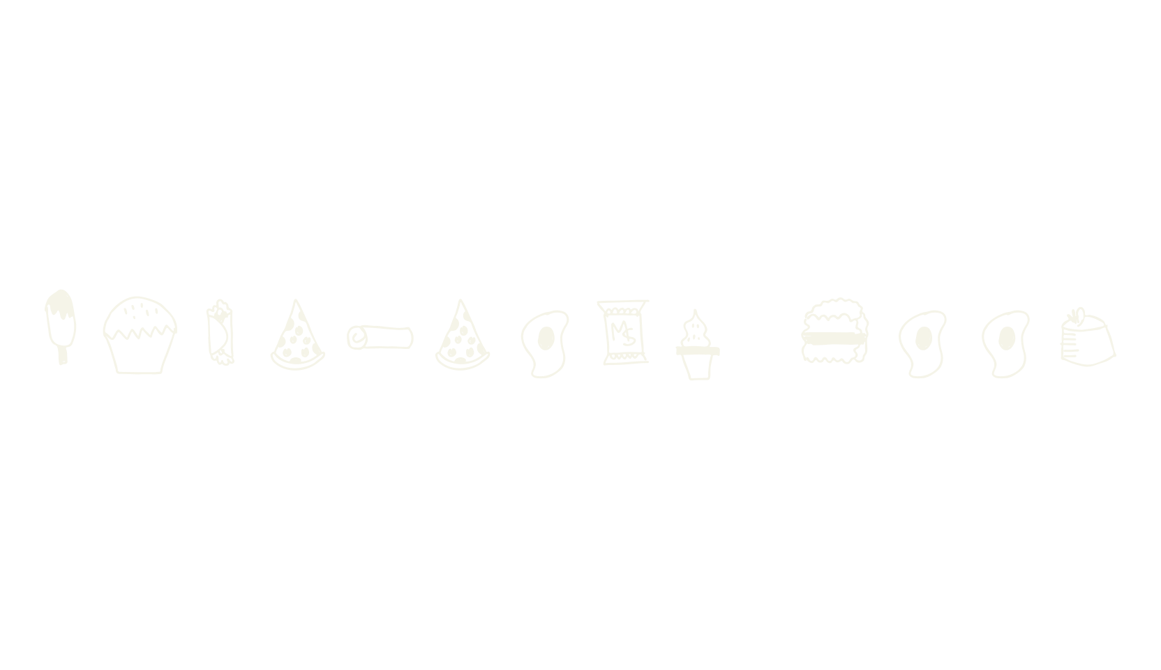 Delicious Food, cute font preview