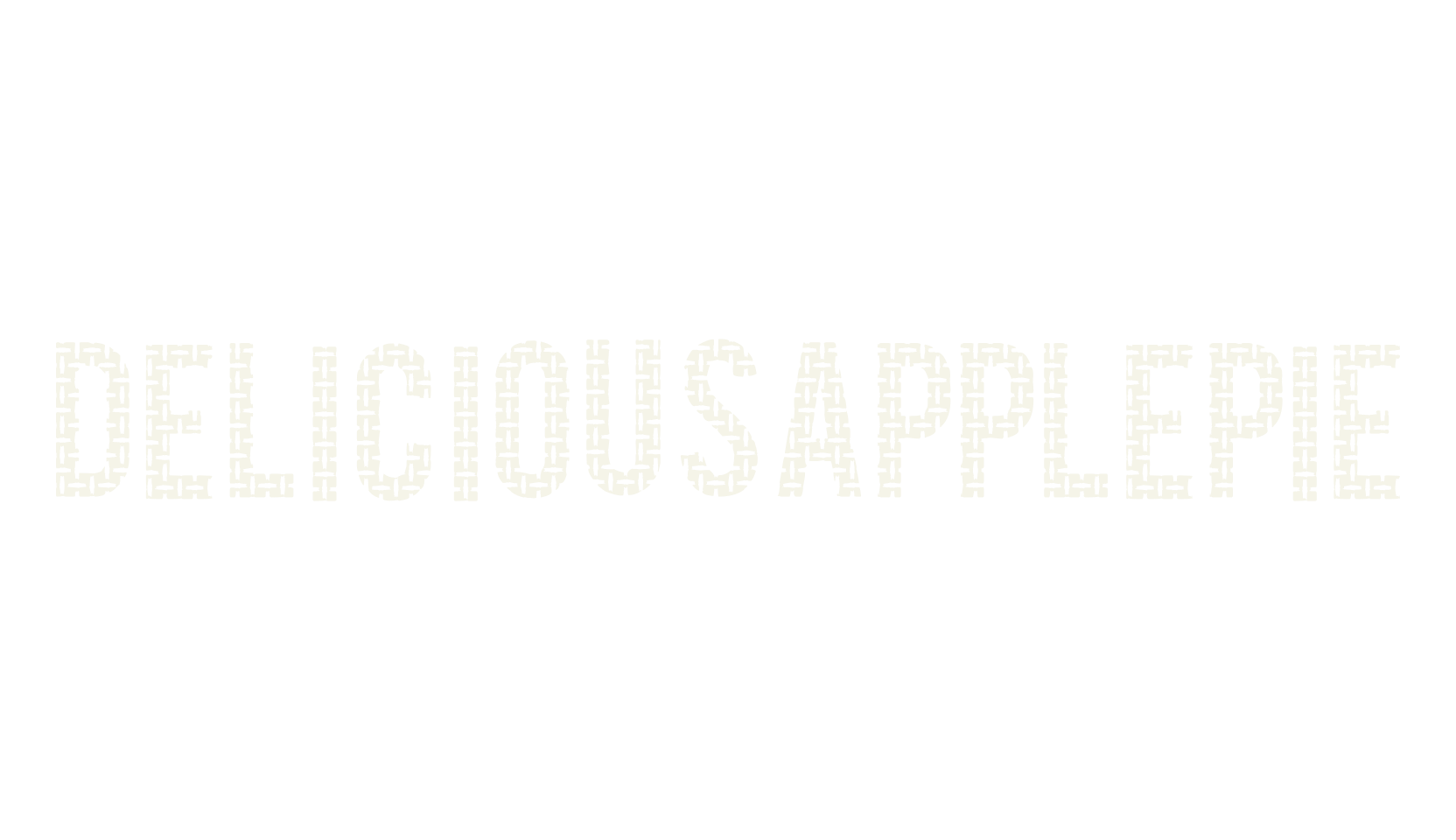 DeliciousApplepie, apple pie font preview