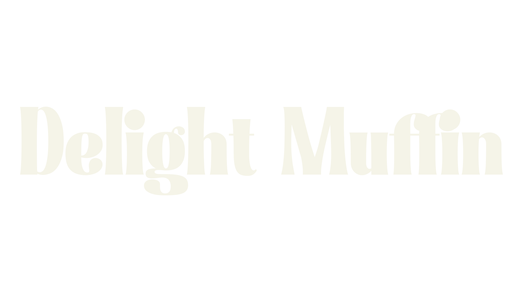 Delight Muffin, serif font preview