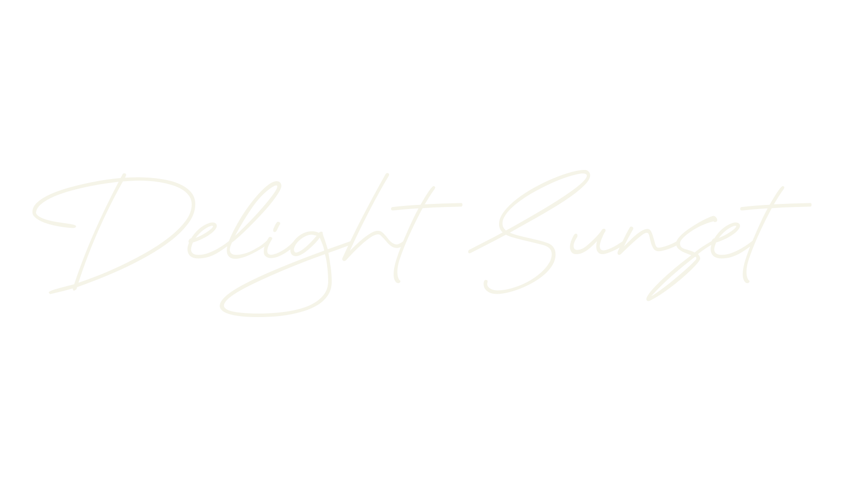 Delight Sunset, fashion script font preview