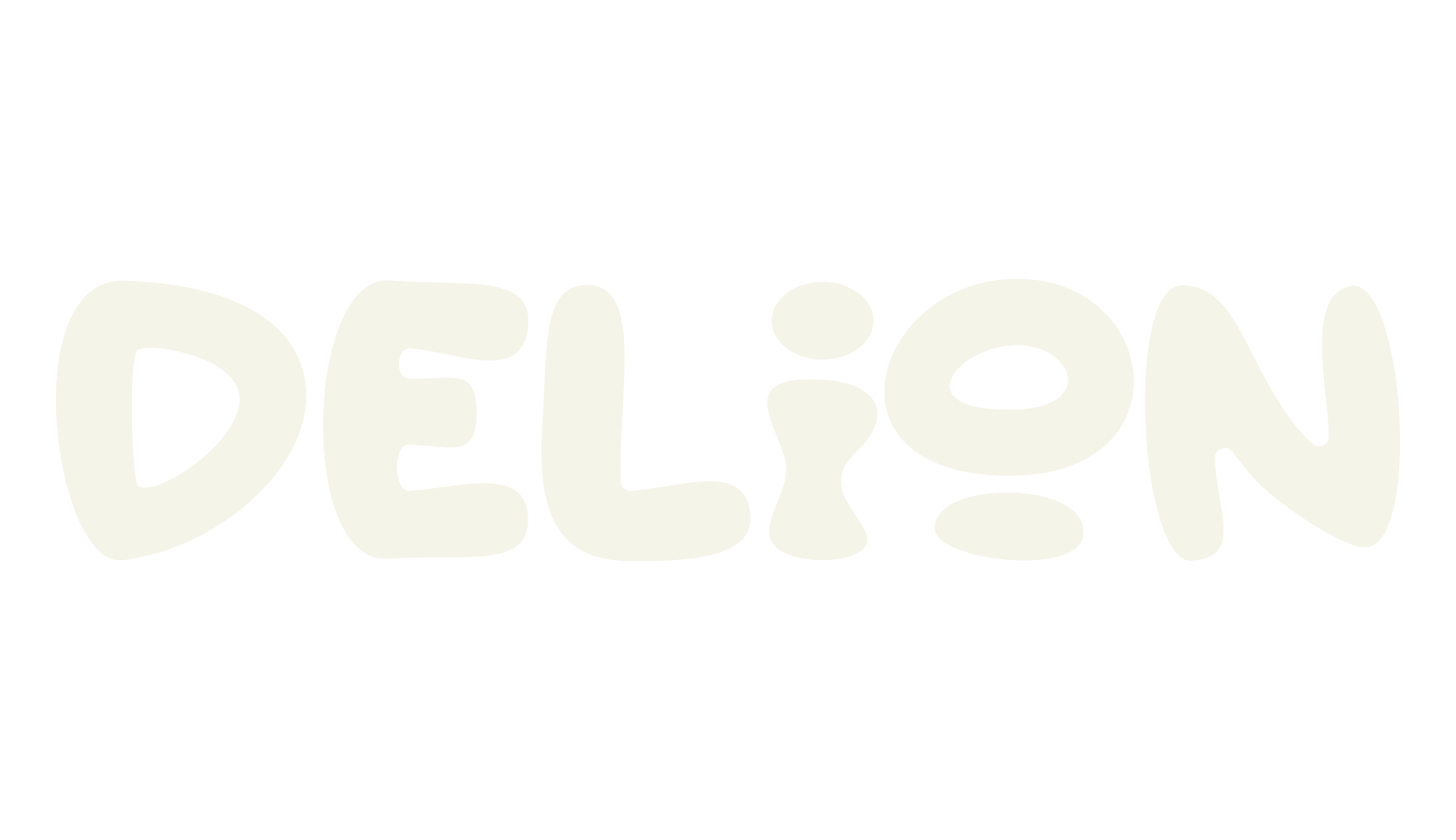 Delion, cartoon font preview
